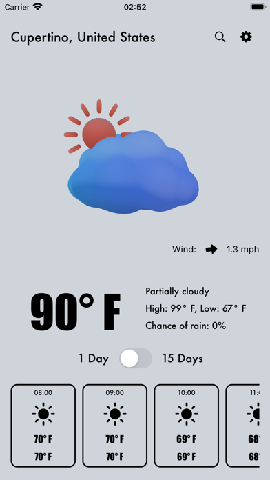Screenshot #1 pour BestWayWeather