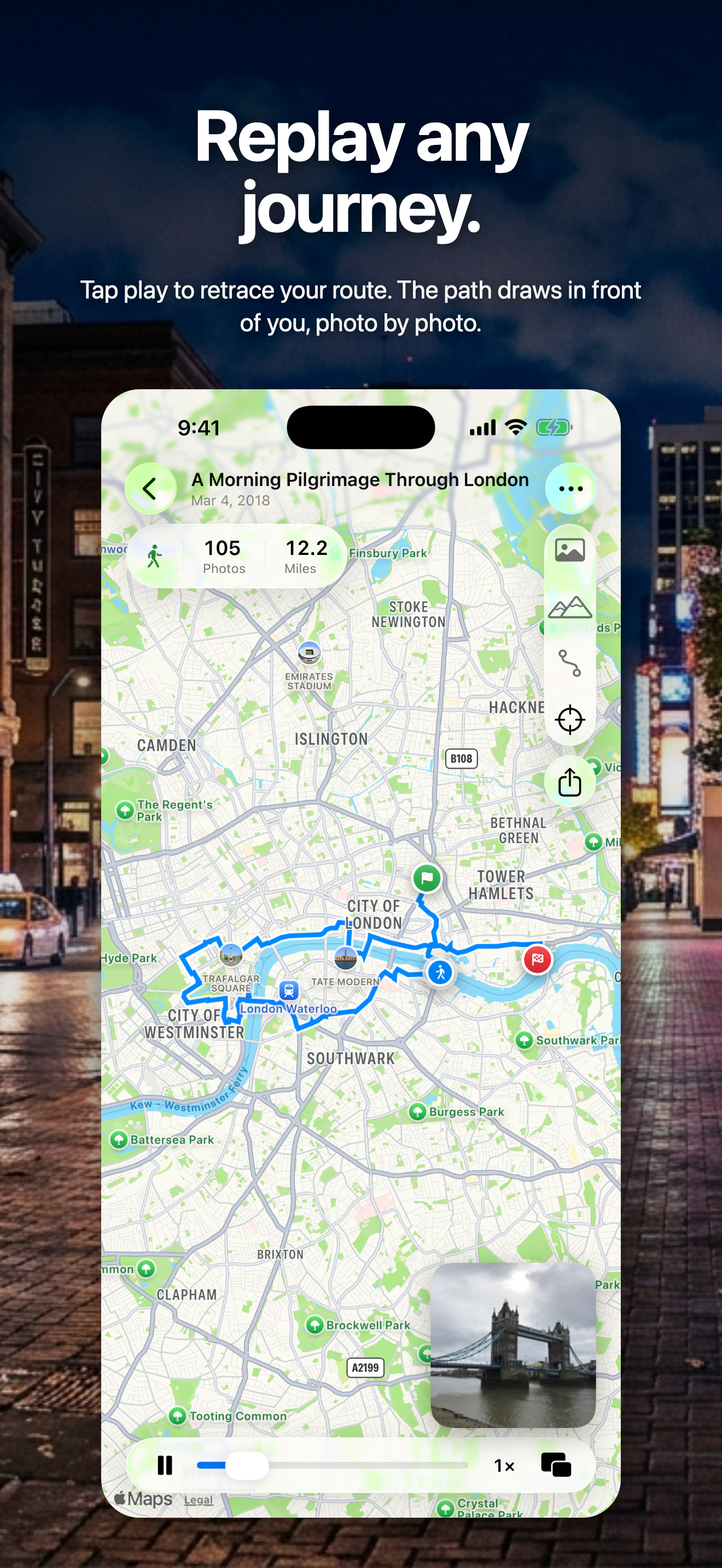 Wander: Map any journey screenshot 7