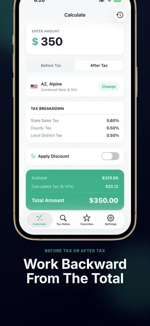 Sales Tax Calculator: Discount screenshot 3