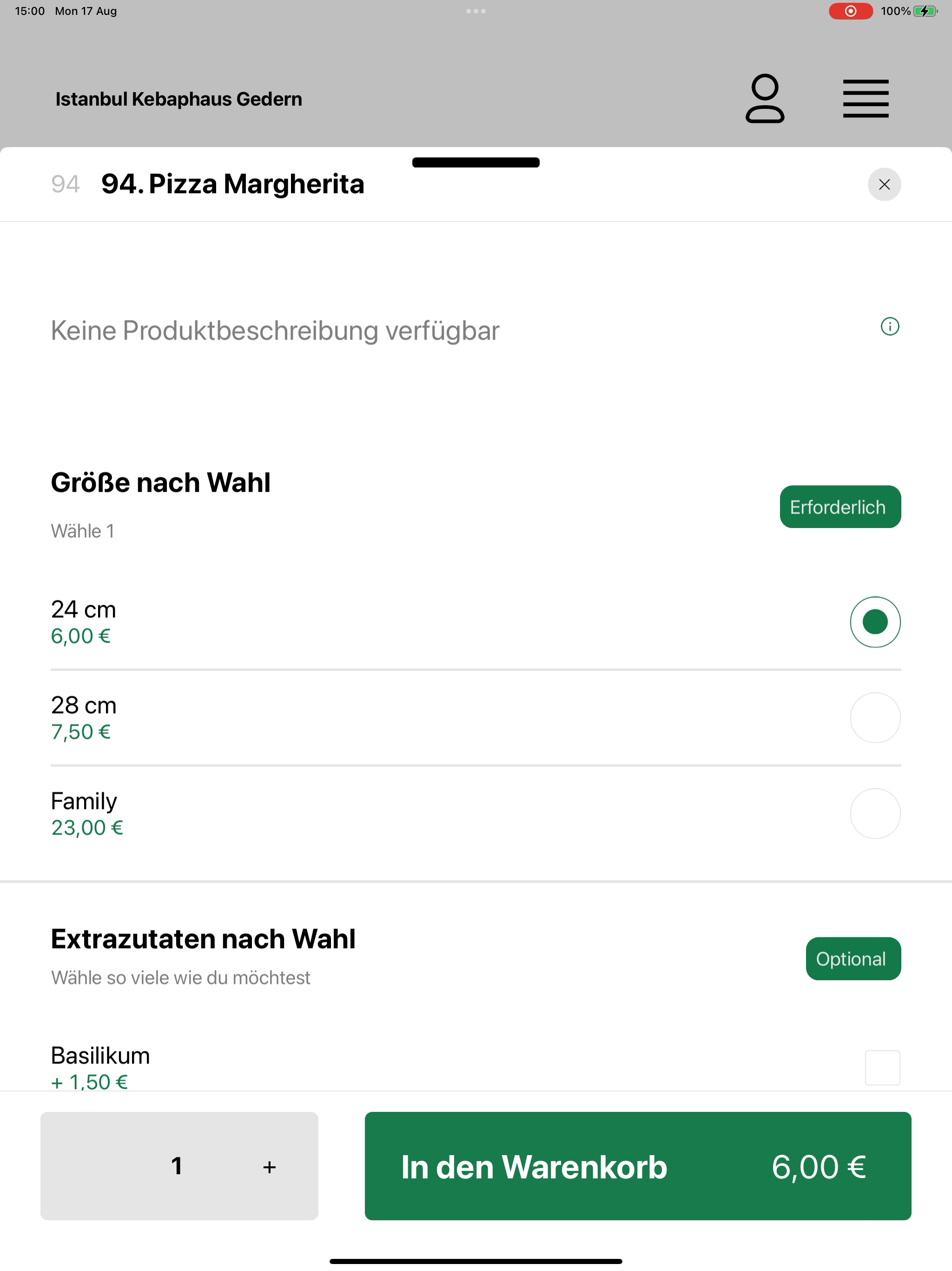 Istanbul Kebaphaus Gedern screenshot 16