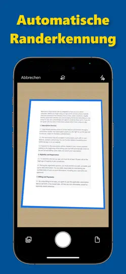 Screenshot von PDF Scanner App: Page Lens auf dem iPhone 4