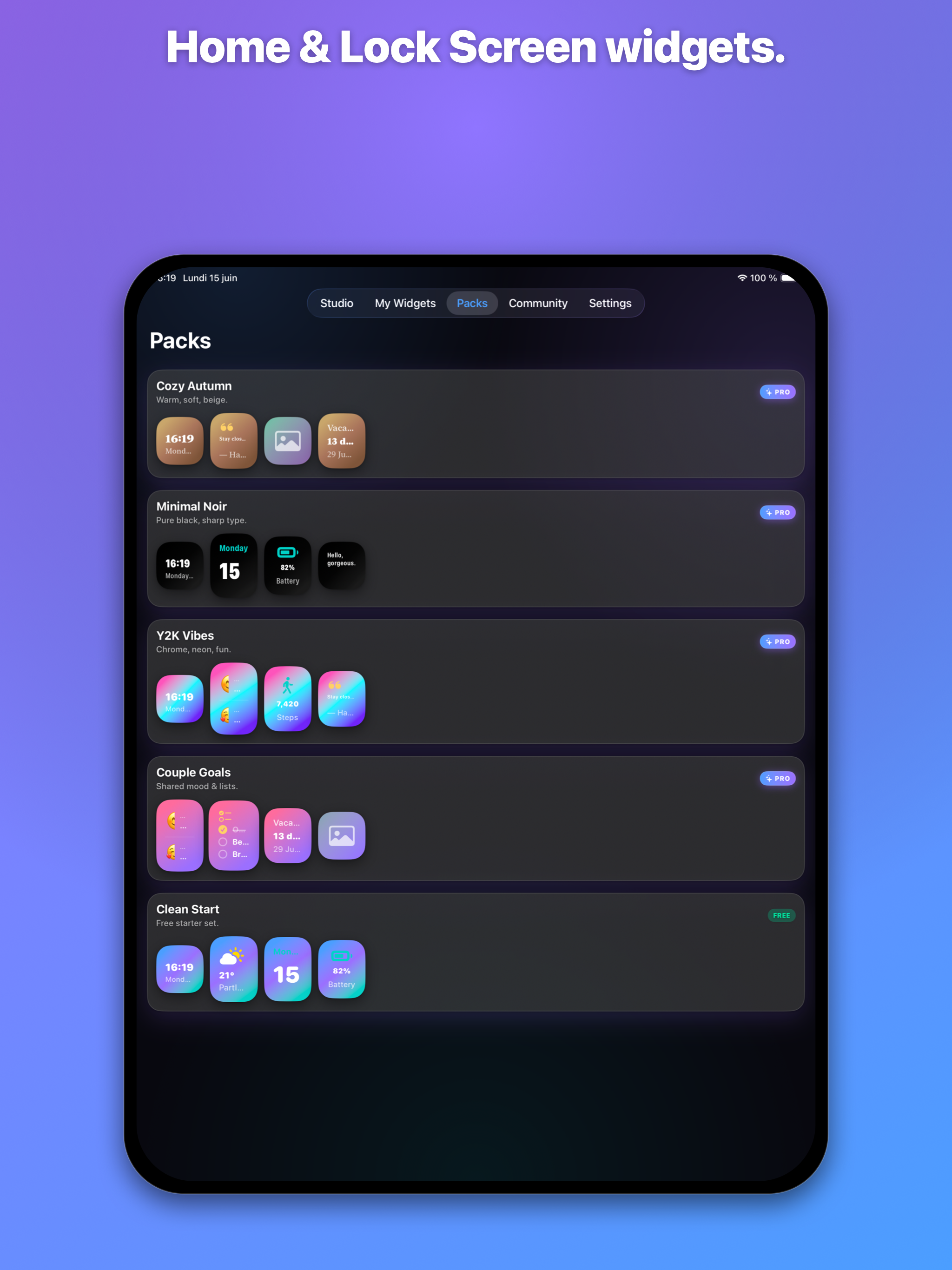 Morpho: Widget Studio screenshot 12