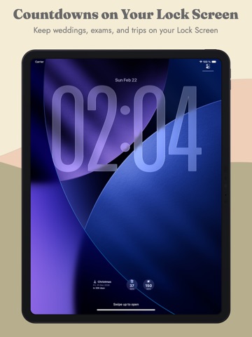 Countdown Widget Event Date iPad screenshot
