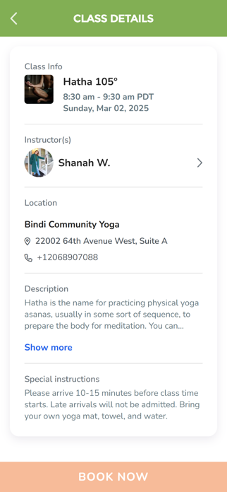 Bindi Community Yoga Screenshot 4 of 4