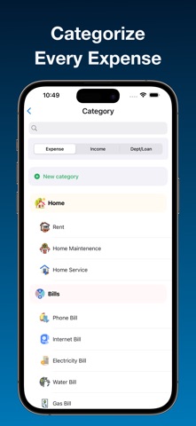 Money Tracker+ Budgeting App iPhone screenshot