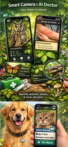 FloraPetix:AI Plant & Pet Scan iPhone screenshot