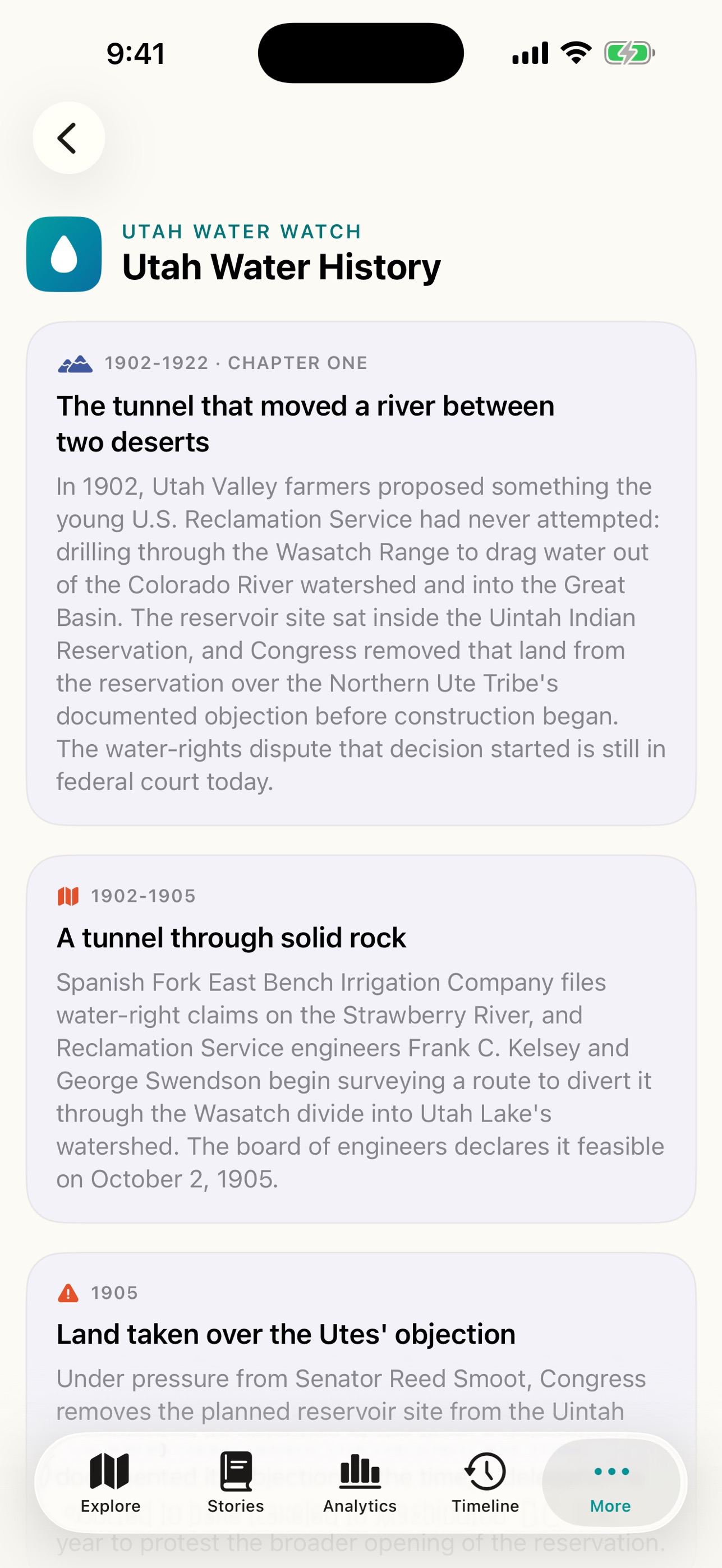 Screenshot 4 of Utah Water Watch
