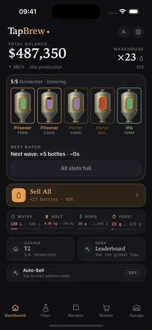 TapBrew — Idle Brewery screenshot 1