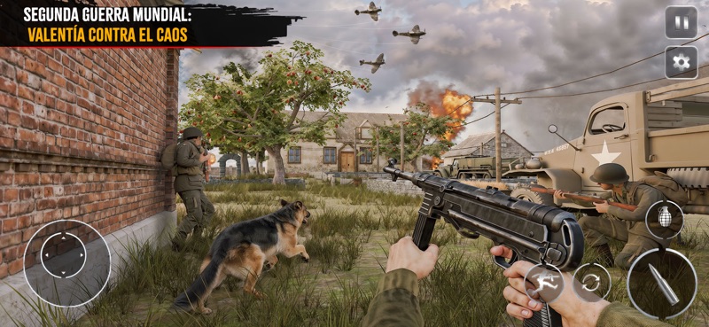 llamada de coraje: WW2 FPS screenshot 1