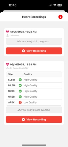One Heart App screenshot