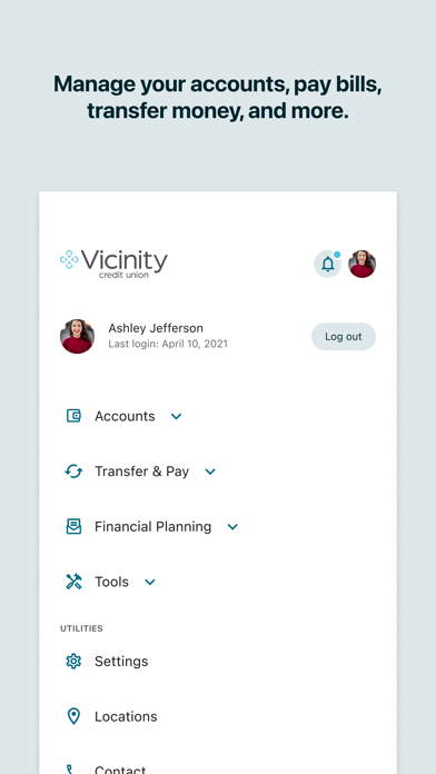 Vicinity CU app screenshot 3