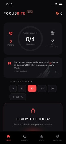 FocusBite Pomodoro Timer Screenshot 5 of 5
