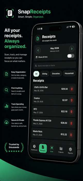 Snap Receipts: Receipt Scanner Screenshot 4 of 8