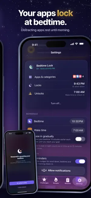 Sleepwall: Bedtime App Blocker screenshot 2