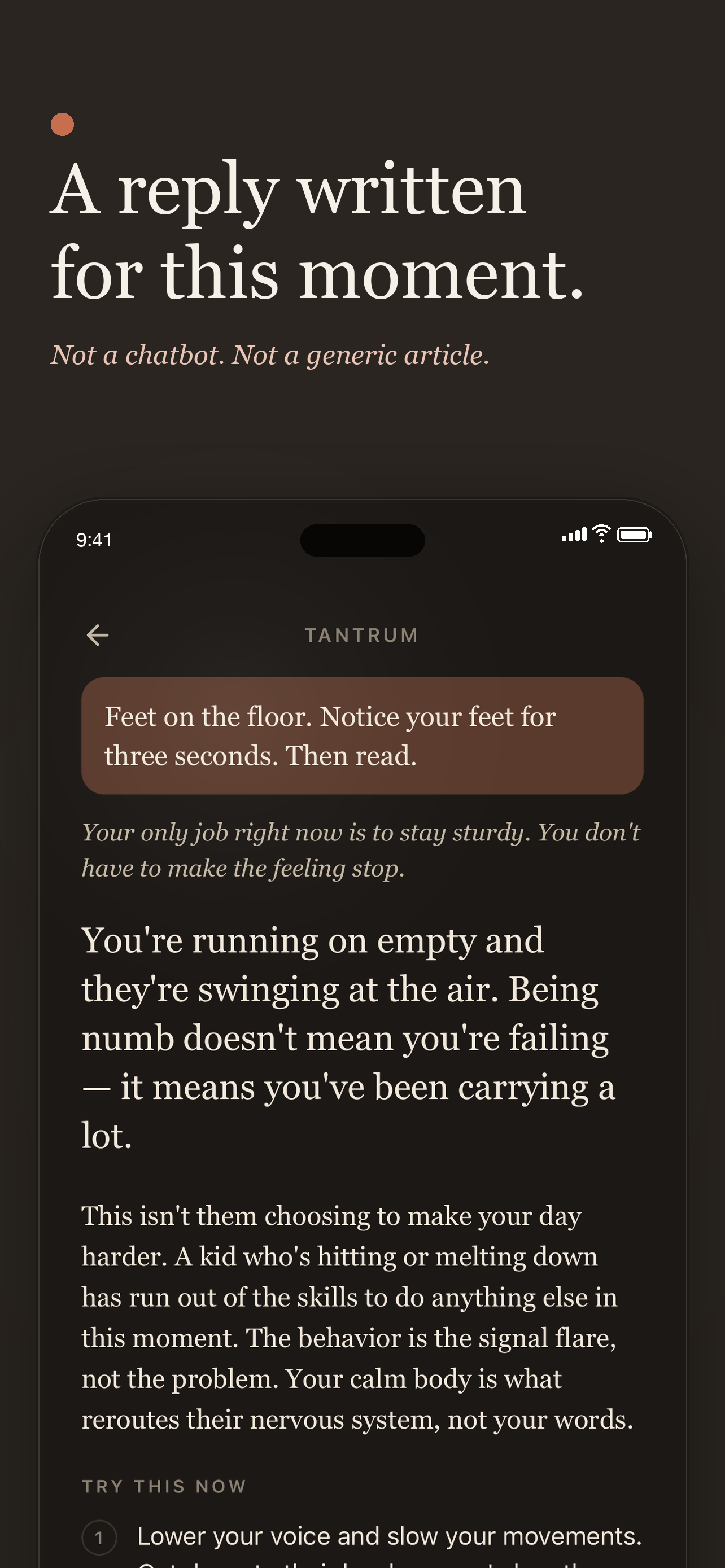 Steady: Parenting SOS Now screenshot 3