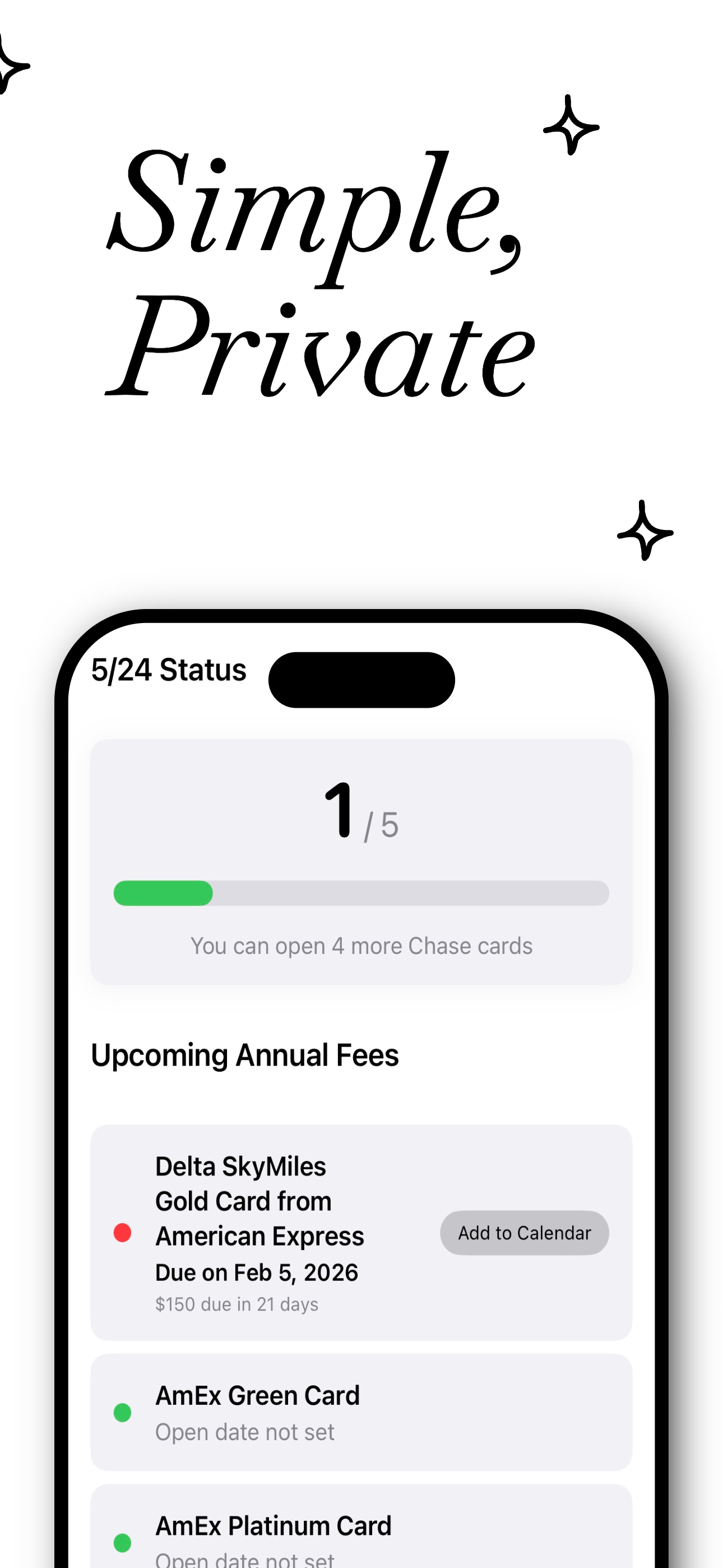 US Credit Card Tracker screenshot 3