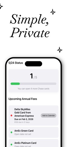 US Credit Card Tracker Screenshot 3 of 5
