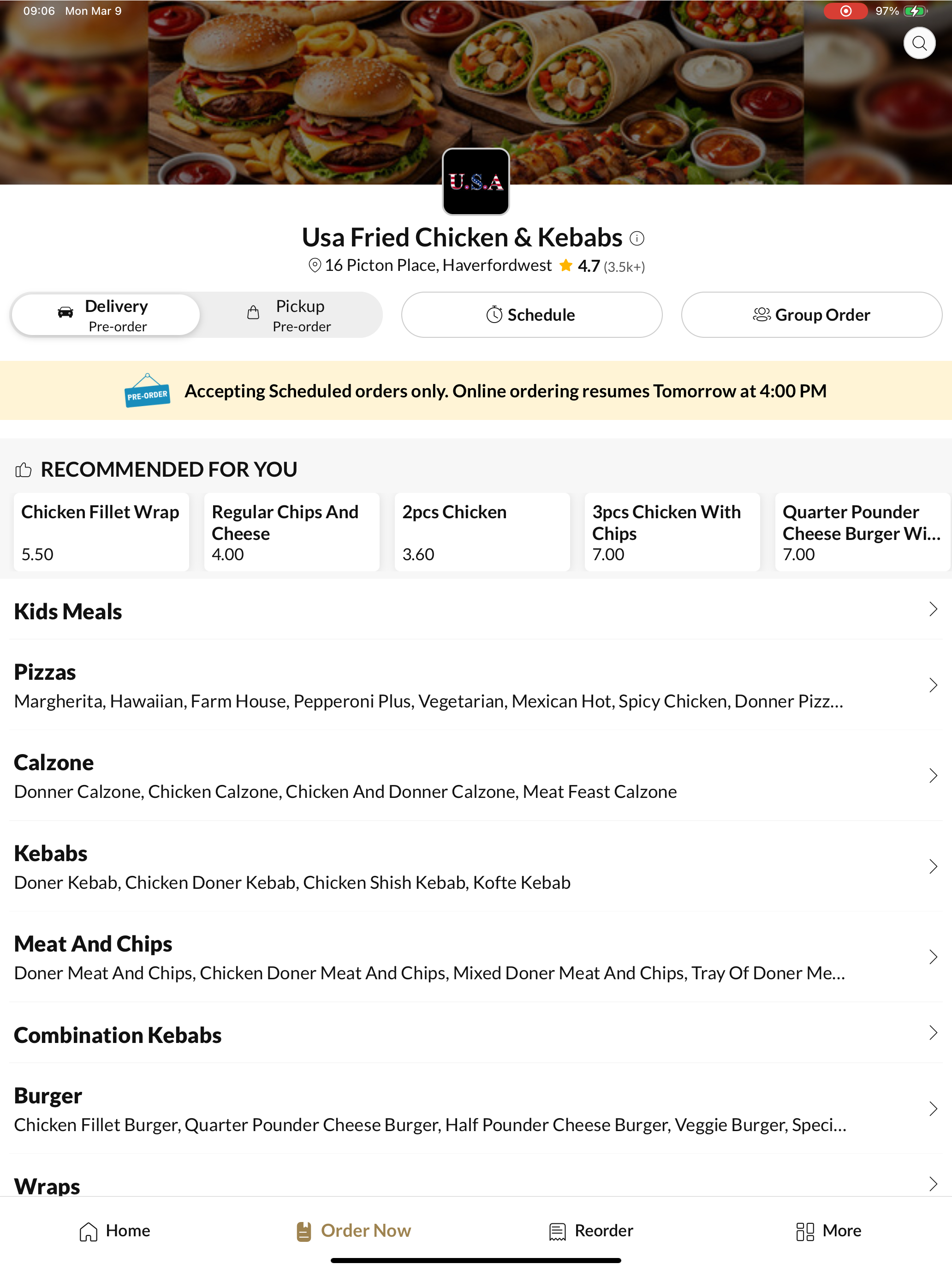 USA Fried Chicken & Kebabs screenshot 7