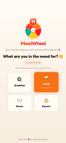 Let's Eat MealWheel Screenshot 1 of 3