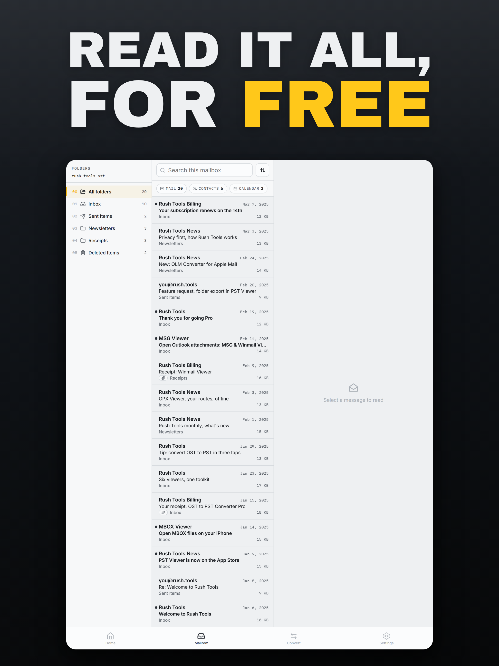 OST to PST Converter · Viewer screenshot 11