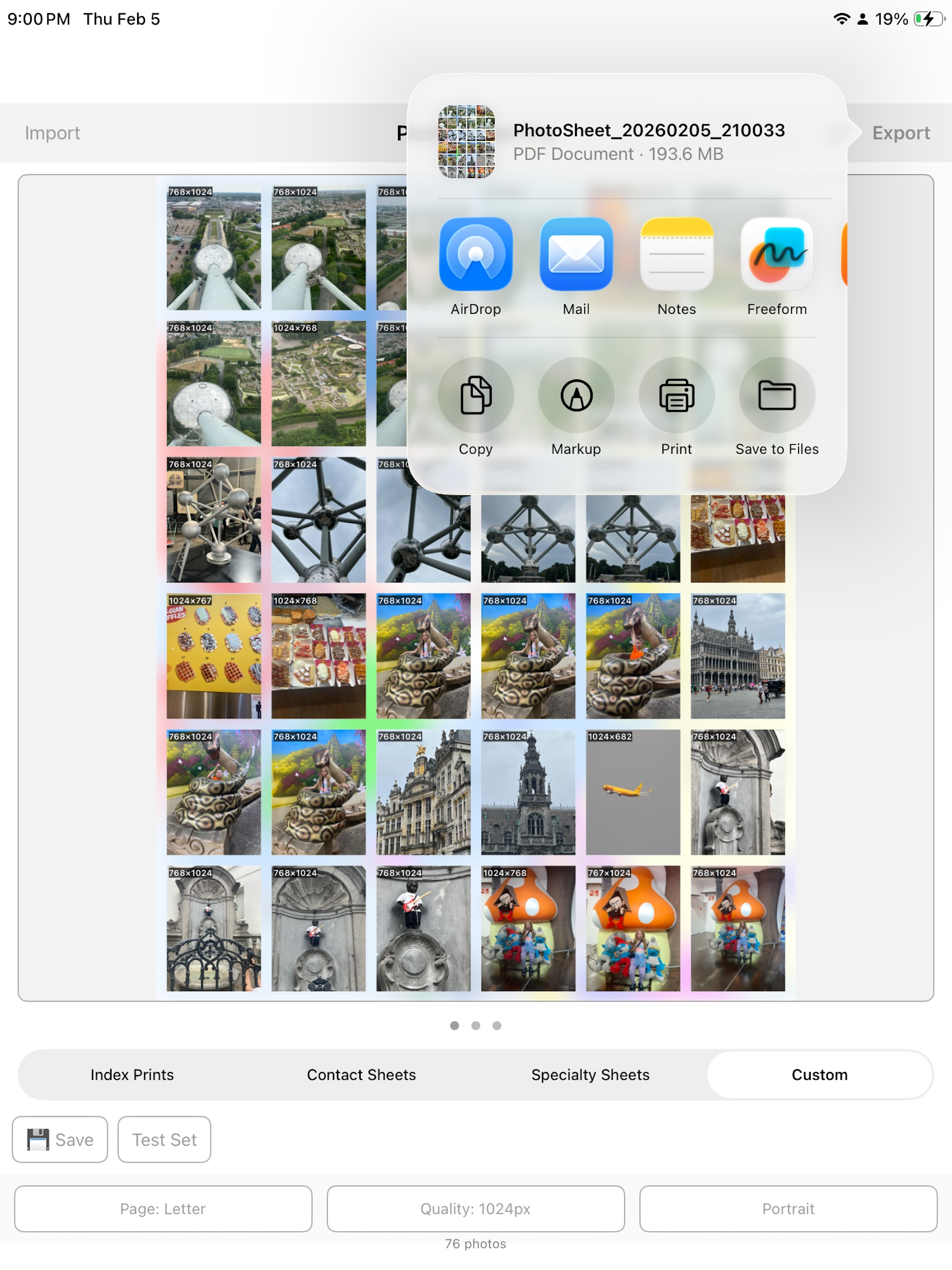 Photo Sheet Pro screenshot 20