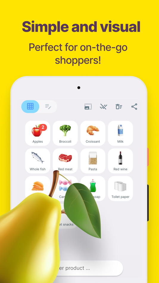 #1. Listic - Shopping list (iOS) 由: Andrei Evdokimov