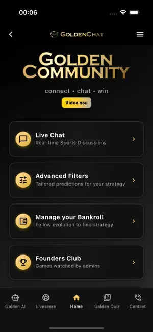 Golden Chat App screenshot 1