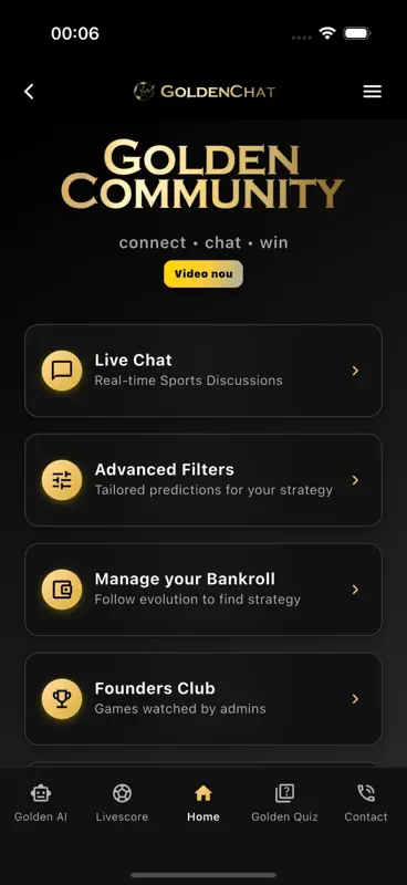 Golden Chat App screenshot 1 of 5