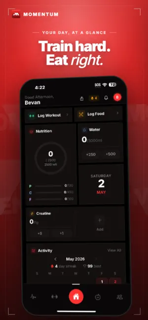 Momentum: Fitness & Nutrition screenshot 2