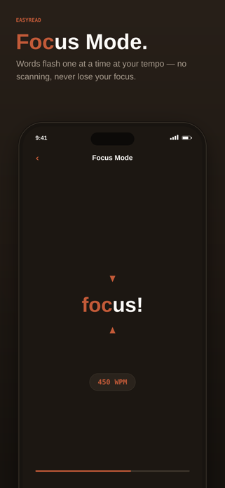 Focus Reader by EasyRead AI Screenshot 1 of 9
