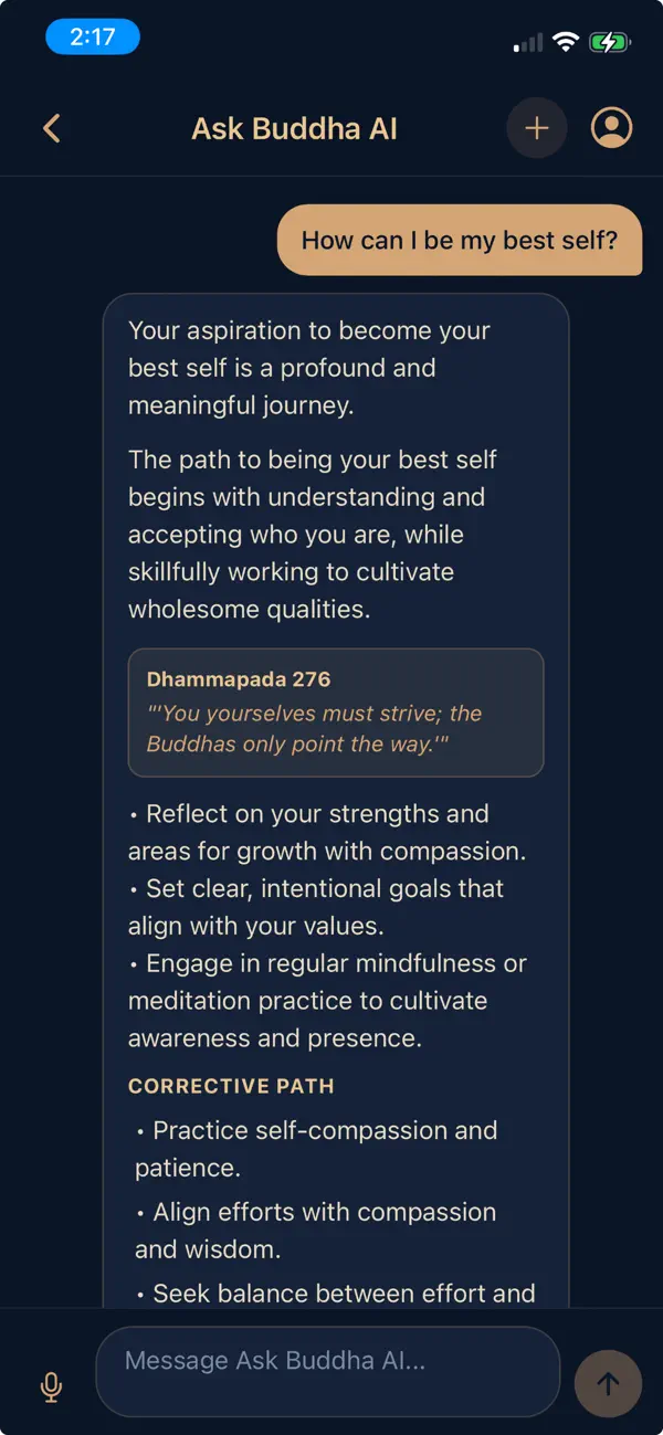 Screenshot #2 pour AskBuddha-AI