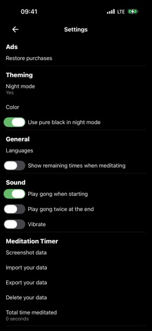Unguided Meditation Timer Screenshot 6 of 7