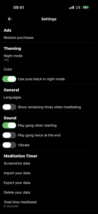 Unguided Meditation Timer Screenshot 6 of 7