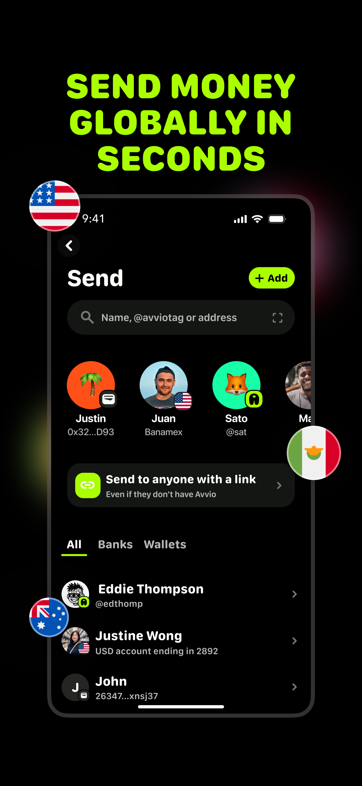 Avvio - Global Account