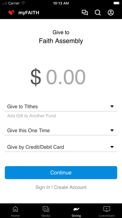myFAITH.center iPhone screenshot 3 - Education app
