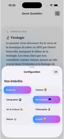 Savoir: Daily Knowledge Screenshot 2 of 5