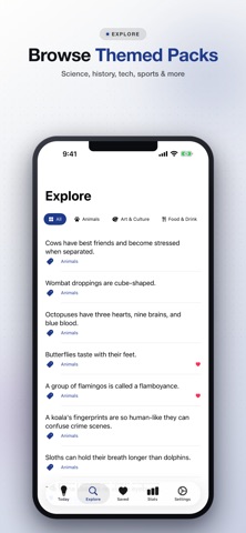 FactStack - Daily Facts iPhone screenshot