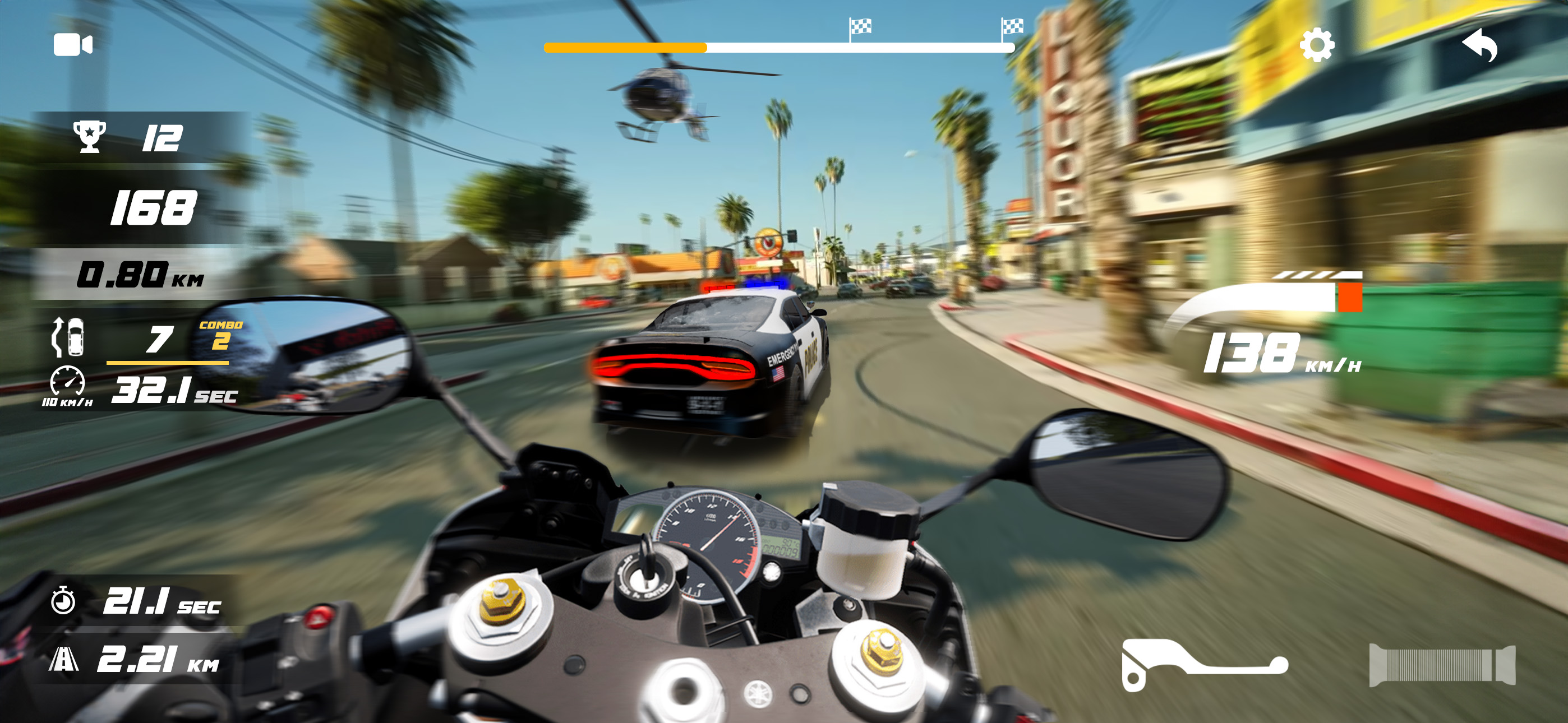 Traffic Bike 3D: City Tour screenshot 6
