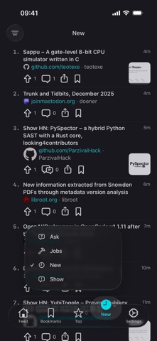 HackStream - HackerNews Feed Screenshot 5 of 5
