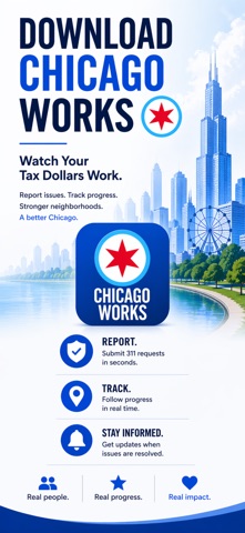 Chicago Works: 311 Reporter iPhone screenshot