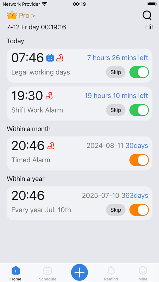 #1. OK Alarm: Shift & Holiday + (iOS) De: 志聪 黄