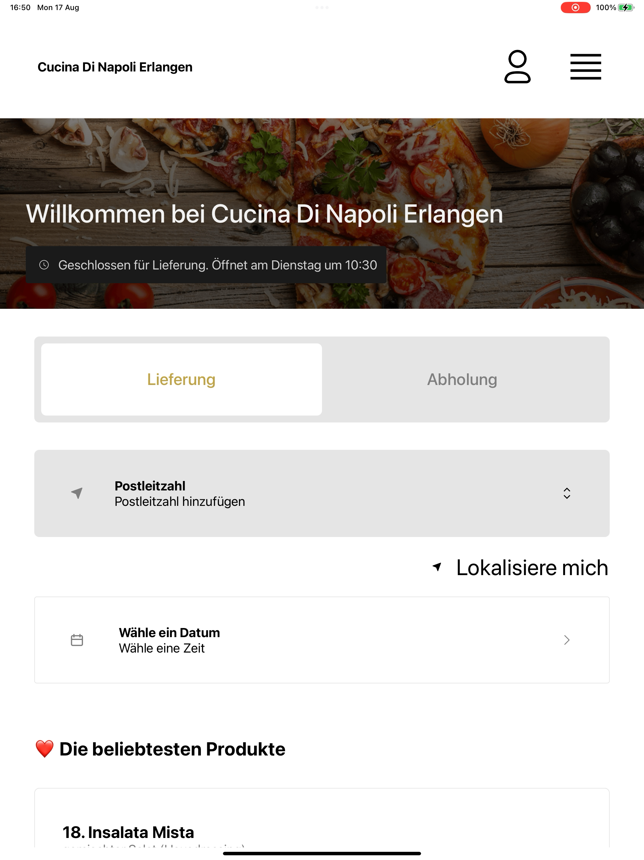 Cucina Di Napoli Erlangen screenshot 14