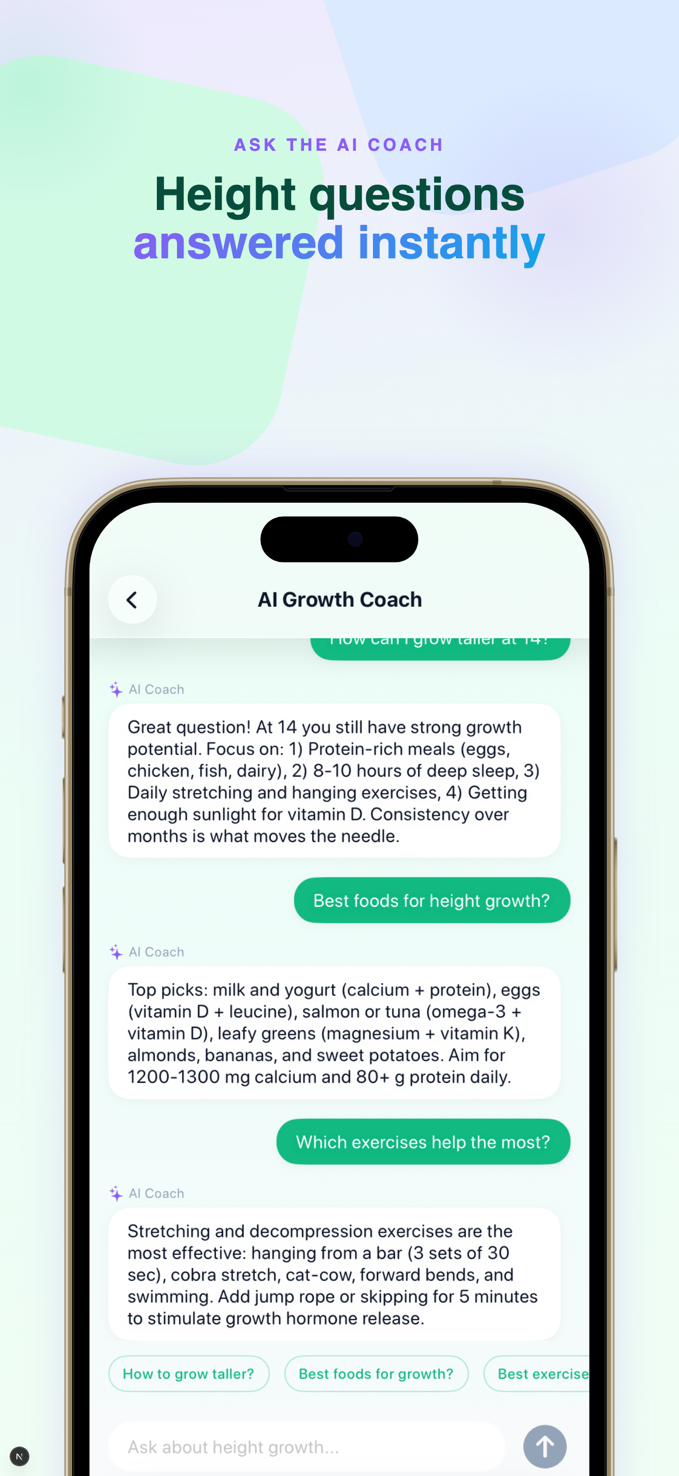 Grow Taller: Height Tracker
