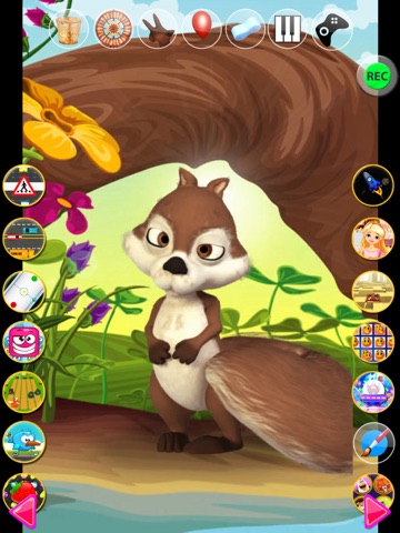 Talking Baby Squirrel iPad screenshot