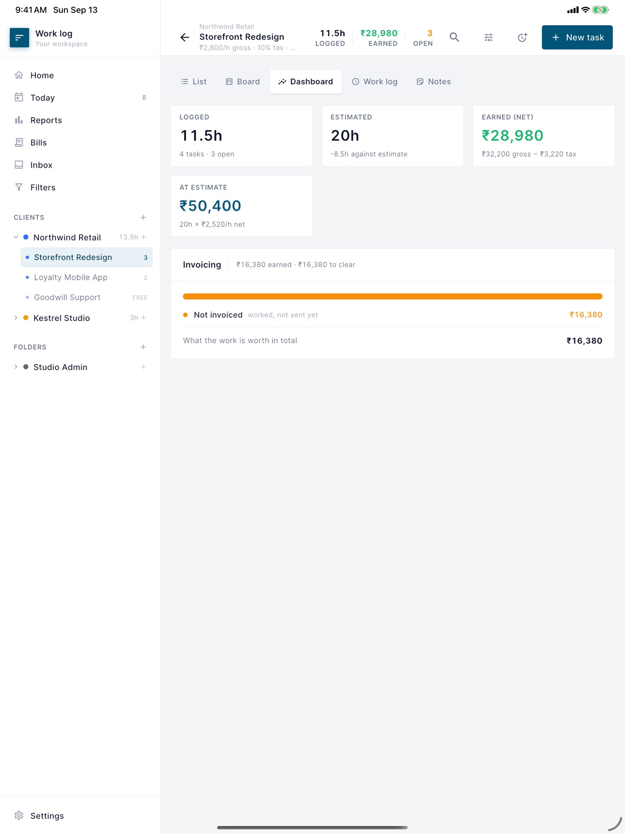 Screenshot 6 of Worklog Management