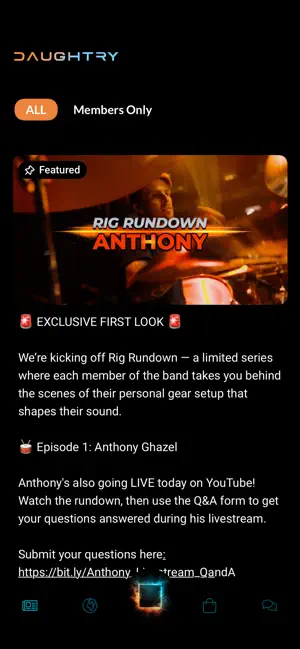 Daughtry screenshot 2