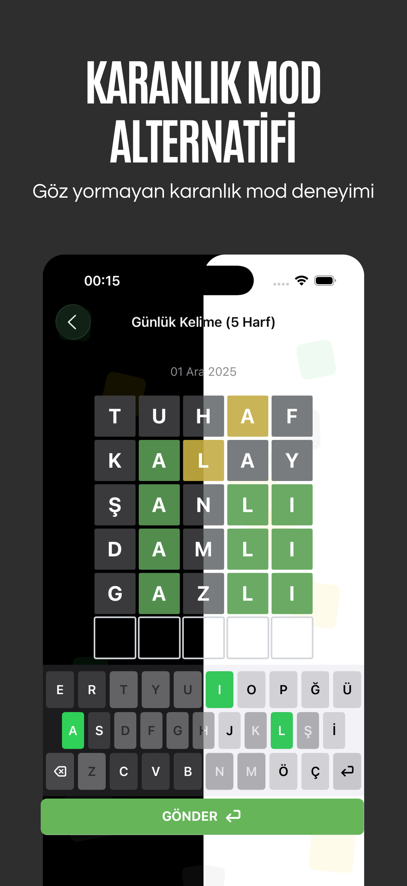 Turkcle: Türkçe Kelime Oyunu