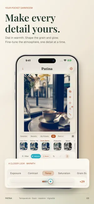 Patina Film: Photo Editor screenshot 3