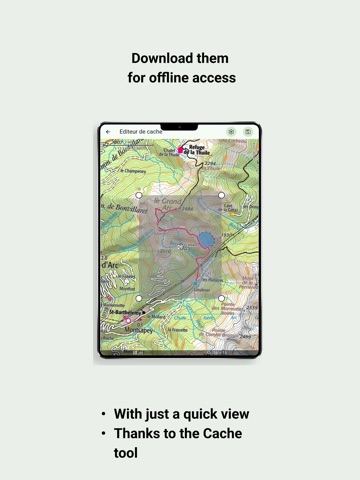 CartoExplorer | maps | GPS iPad screenshot