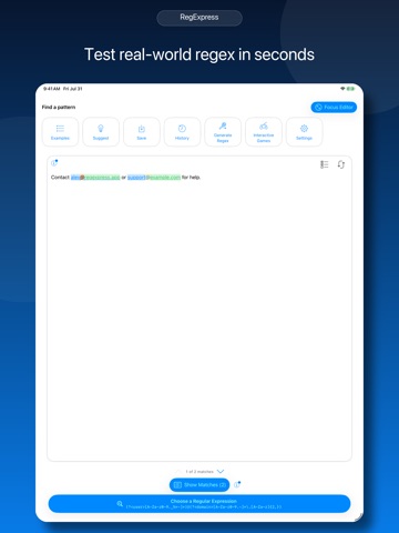 RegExpress ipad screenshot 2